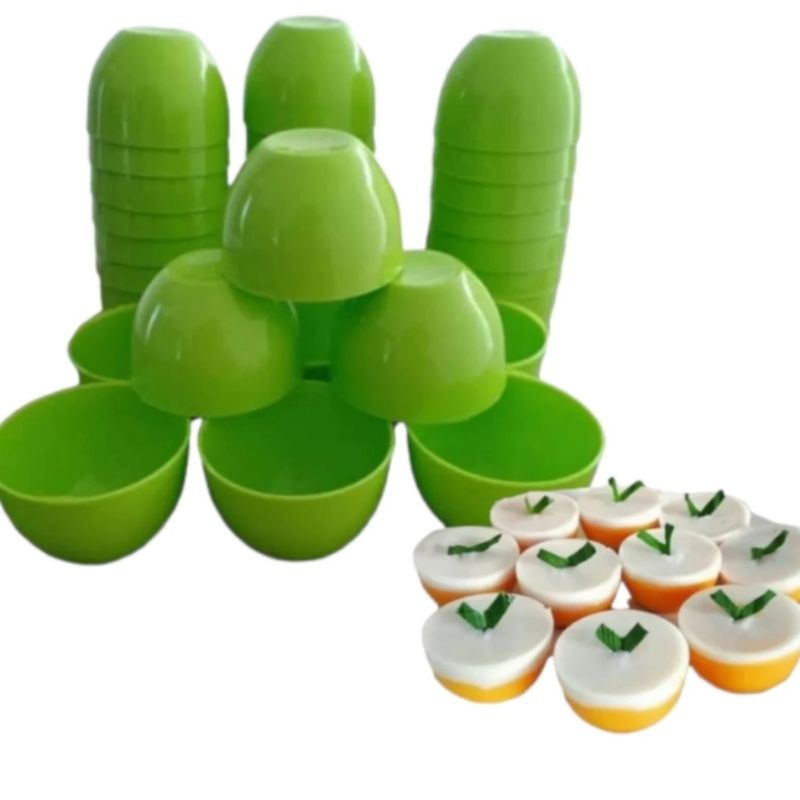 Cetakan Kue Lumpang Apem Talam Bugis Isi 12pcs