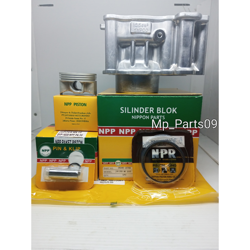 Blok Seher Set Plus Piston Kit Jupiter MX Old Jupiter MX New 135 NPP