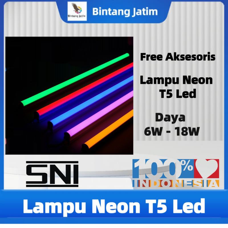 Lampu TL Neon T5 Led 6W 10W 14W 18W / Tube Led