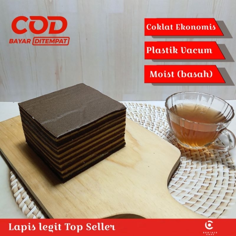 

Lapis Legit Coklat Wisman Ukurun 10x10cm