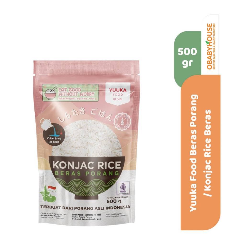 

Yuuka Food Beras Porang / Konjac Rice Beras 500 gr