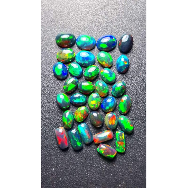 batu permata akik kalimaya black opal full jarong