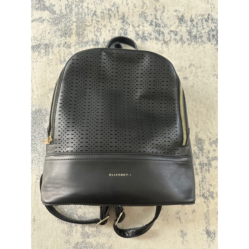 Tas ransel wanita Elizabeth hitam preloved