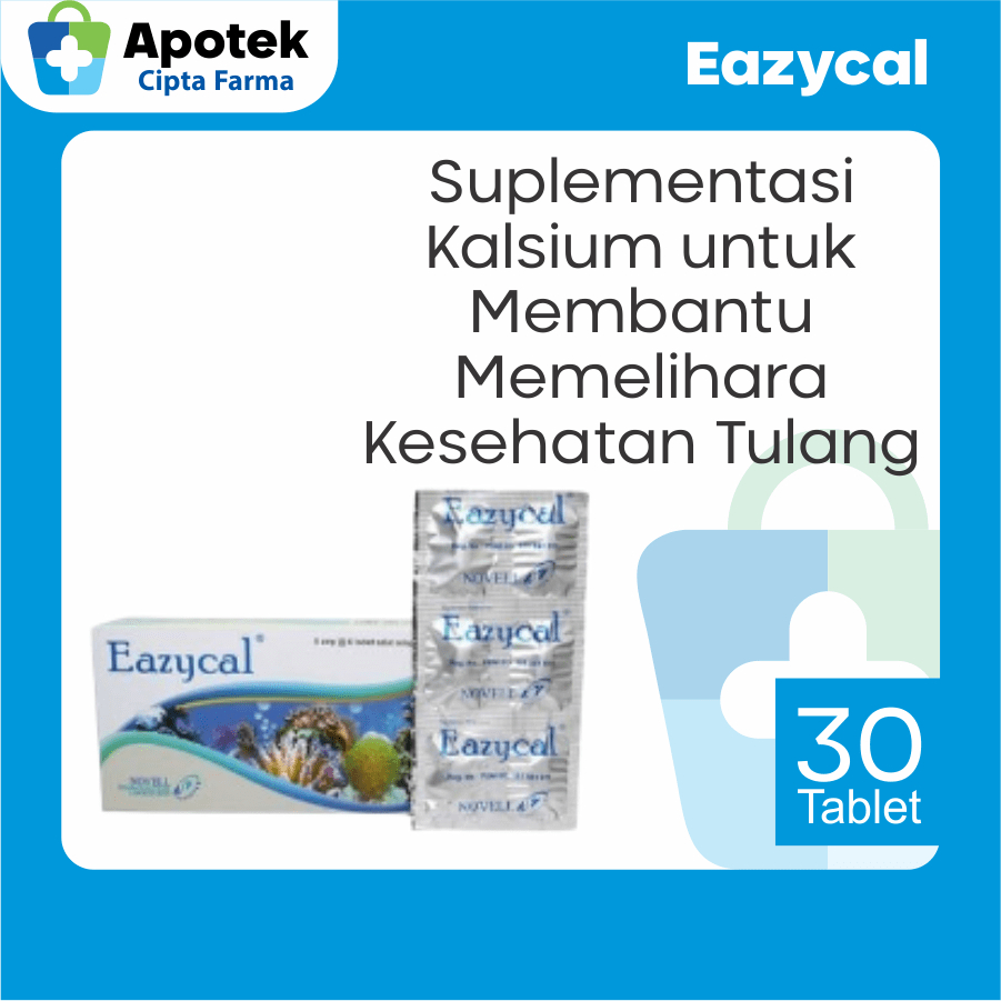 Eazycal Easycal Eazycall Ibu Hamil Vitamin Kalsium Untuk Ibu Hamil dan Ibu Menyusui Suplemen Kalsium