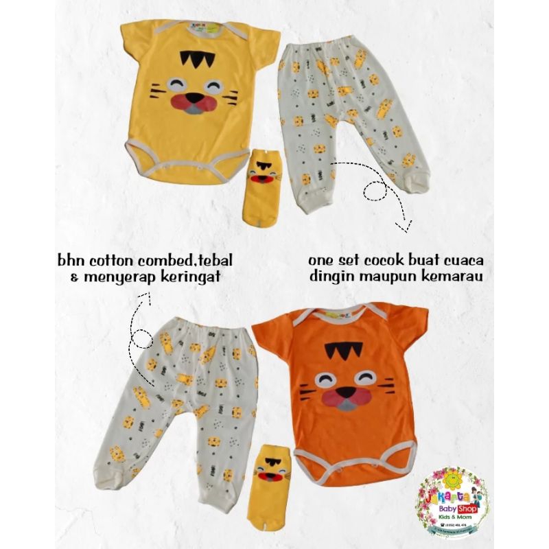 JBS - Baju Set Anak Kodok set kaos kaki Noodle (Kaos, Celana, Kaos Kaki) | Setelan Anak Laki-laki da
