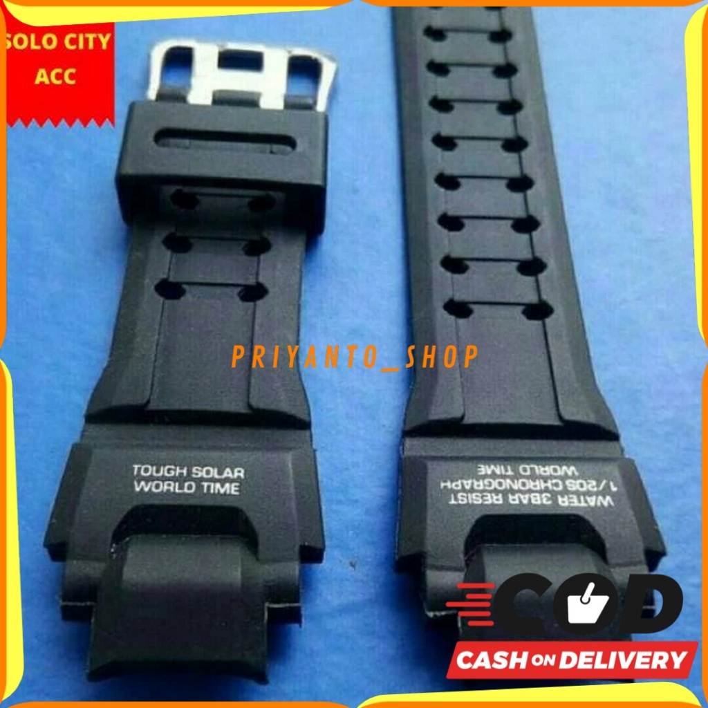 STRAP TALI CASIO G-SHOCK GA-1100 GA1100 STRAP RUBBER TALI JAM CASIO