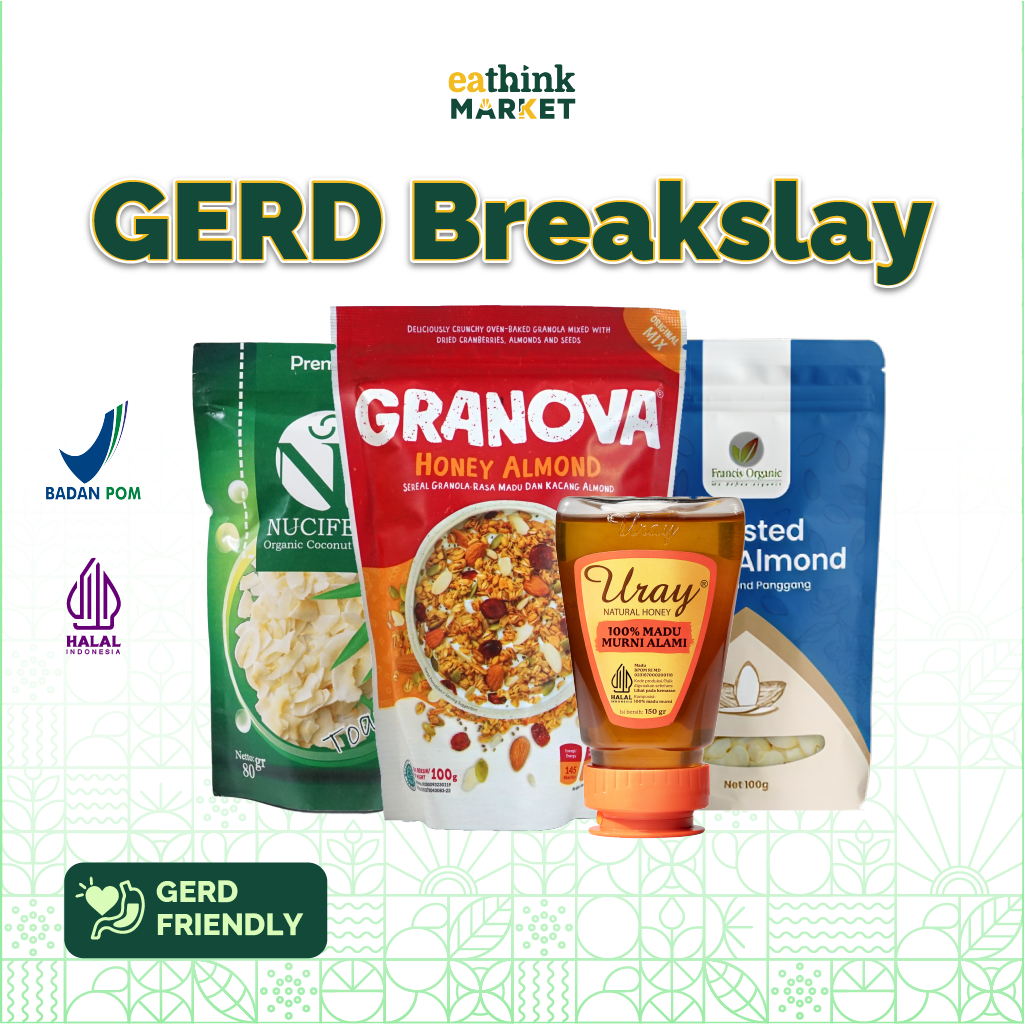 

GERD Friendly Breakslay Bundle Sarapan Oat Granola GERD Friendly