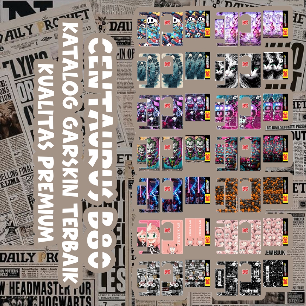 

ER CONCEPT Sticker Garskin Motif Centaurus B80 Bisa COD