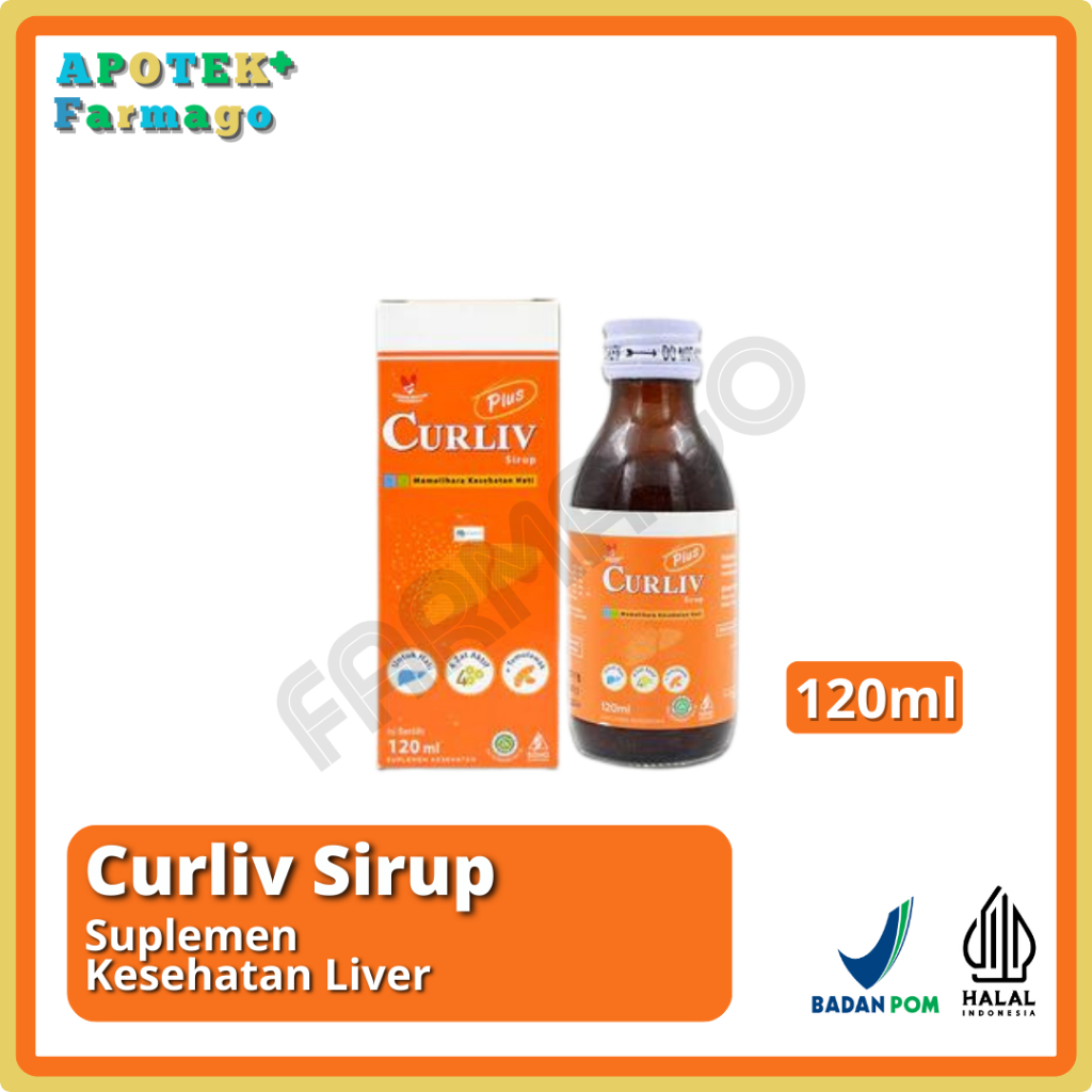 

CURLIV PLUS Sirup 120 ML - Suplemen Kesehatan Liver Hati Kemasan Terbaru Syrup