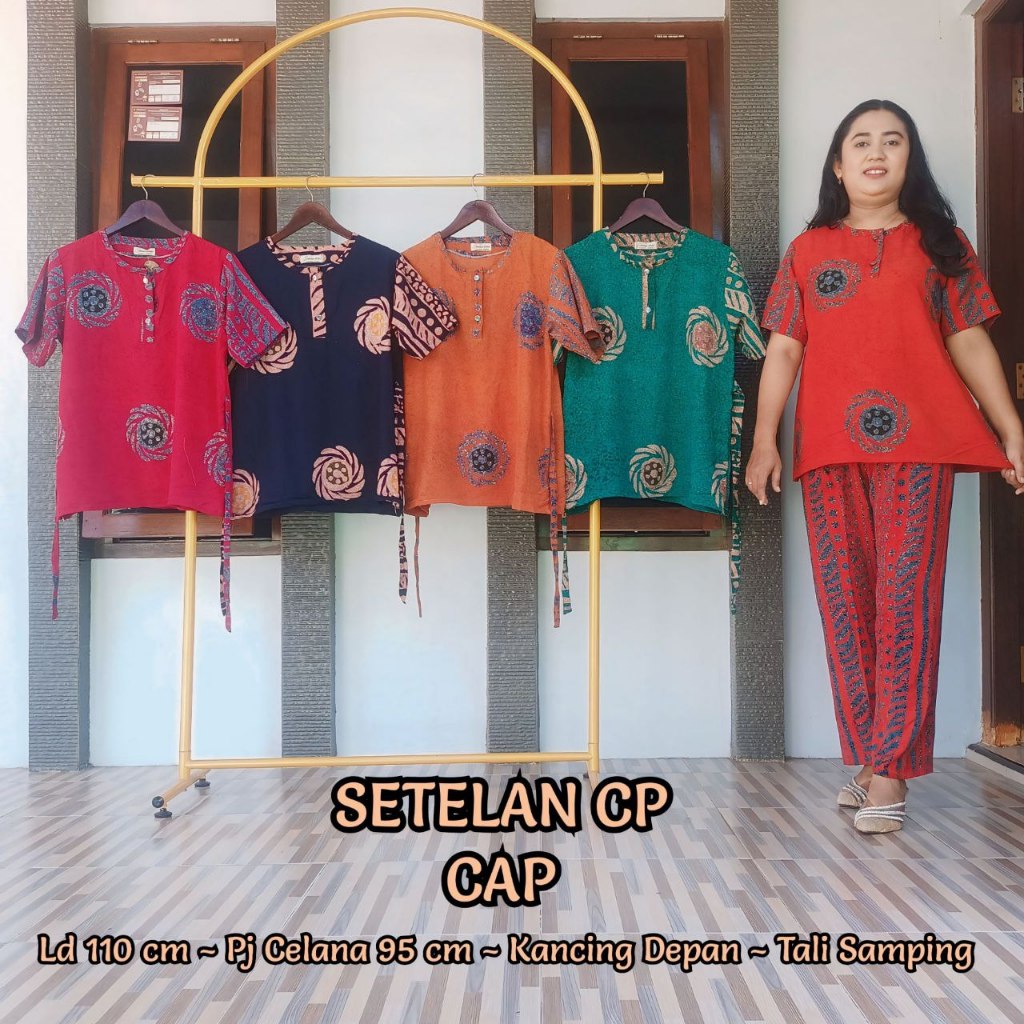 SETELAN CP BATIK CAP MOTIF