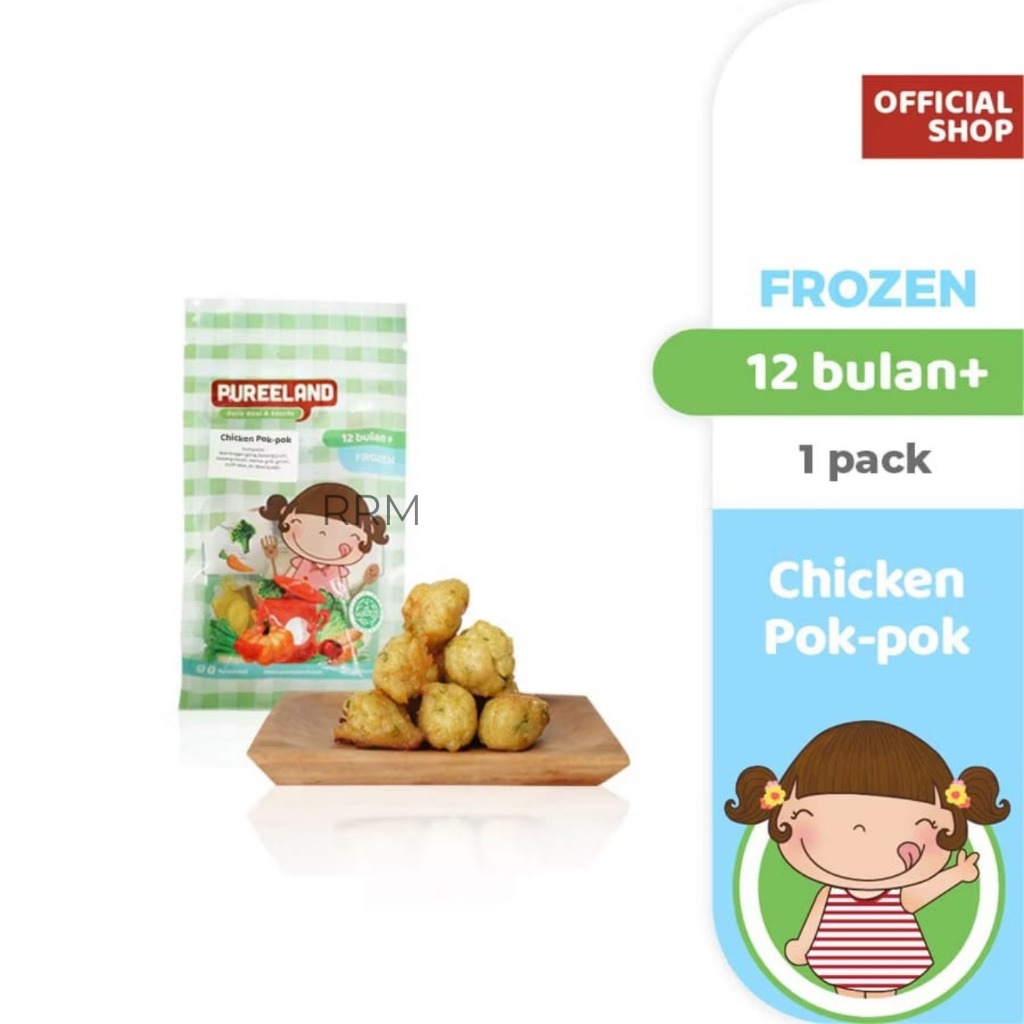 

12+ PUREELAND FROZEN CHICKEN POK POK MAKANAN ANAK MPASI