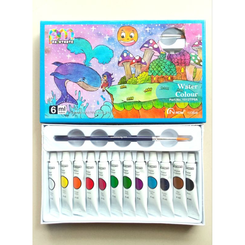 

Cat Air Water Colors NDM 6ml 12 Warna ( Set) [ Original ]