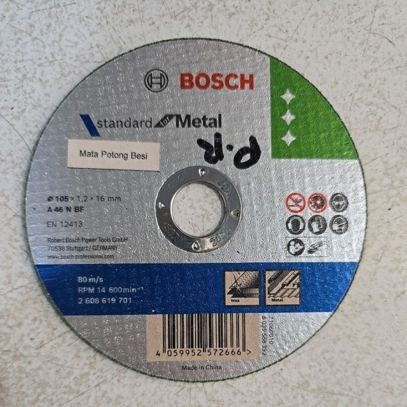 mata potong besi gerinda 4" bosch