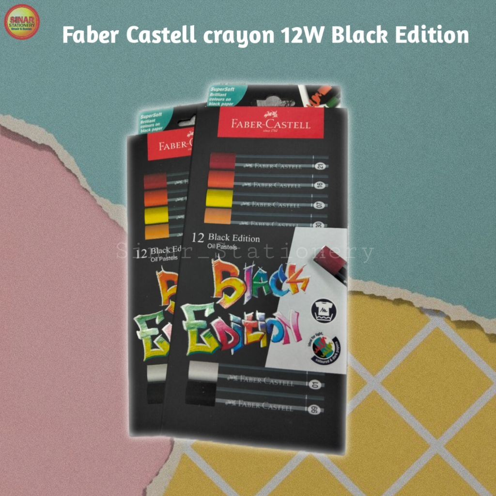 

faber castell crayon black edition