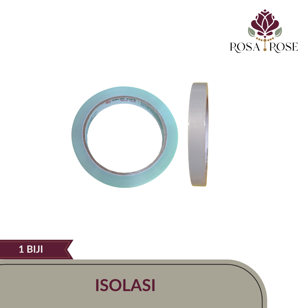 

[1 biji] Isolasi / selotip bening / transparan 1/2 " inch x 72 yard NACHI