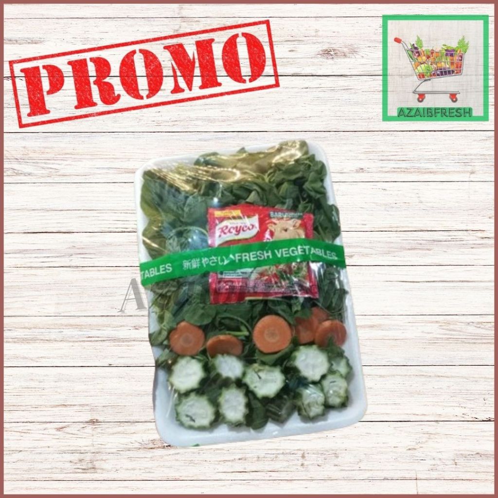 

Sayur Instant Bayam Oyong + Bumbu Royko