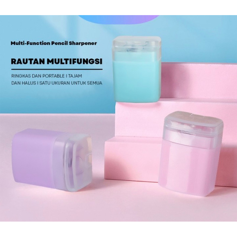 

Rautan Serutan Pensil Putar Sharpener Dengan Penutup