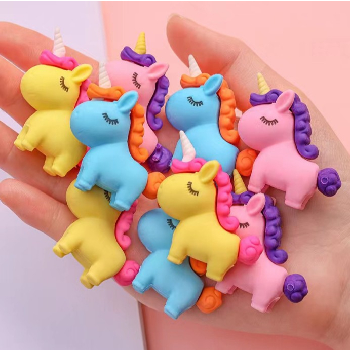 

PENGHAPUS PENSIL MODEL UNICORN IMUT / STIP PENGHAPUS LUCU