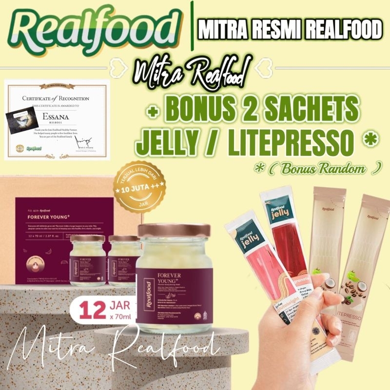 

Realfood Forever Young Plus 12 Jar ( Minuman Sarang Burung Walet )