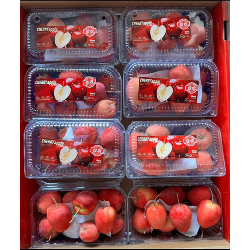 

apel candy/apel cherry /apel strawberry 1 dus isi 8 pack fresh import