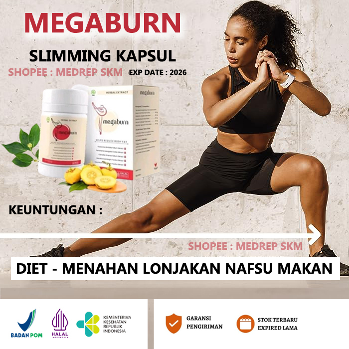 Obat Diet Pelangsing MEGABURN Slimming Capsule Original