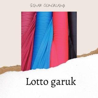 Kain bahan celana training Lotto garuk