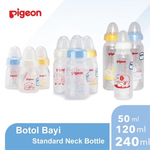 Pigeon Botol Susu Bayi Assorted Standard | Dot Nipple Original Pigeon