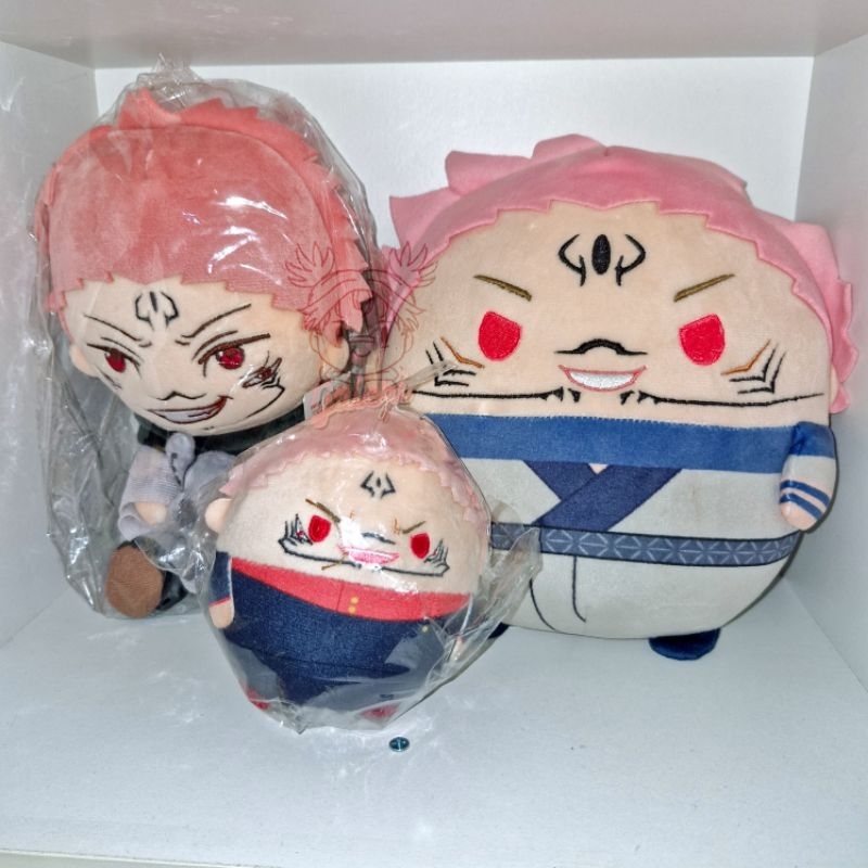 Boneka Ryomen Sukuna Plush Hagu Hagu Fuwakororin s fuwakororin m size