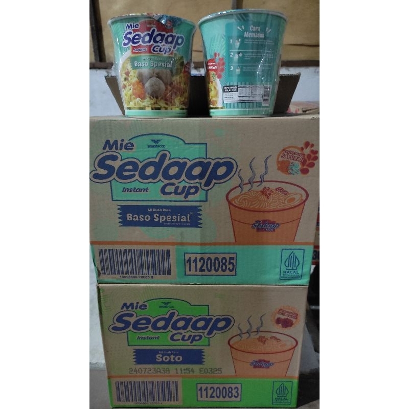 

Mie Sedaap Cup Besar 77g (Instant) 1 dus isi 12 pcs