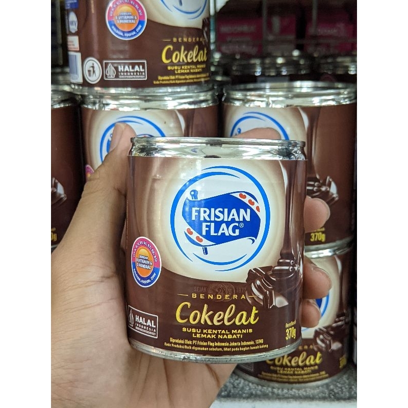 

FRISIAN FLAG Susu Kental Manis Rasa Cokelat 370 Gram || Susu Kental Manis || Kental Manis || Susu Kaleng || Kental Manis Cokelat || Susu Cokelat