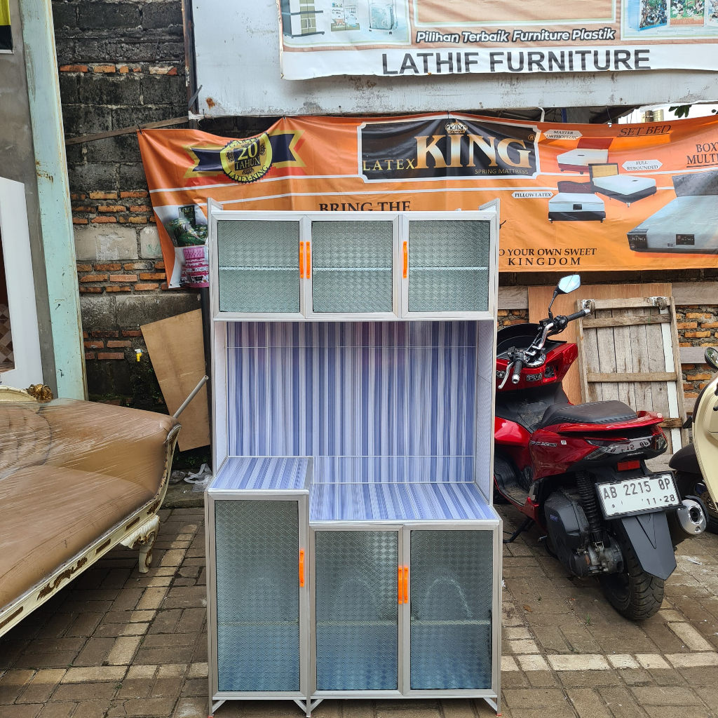 RAK PIRING 3 PINTU/RAK DAPUR/LEMARI PIRING 3 PINTU