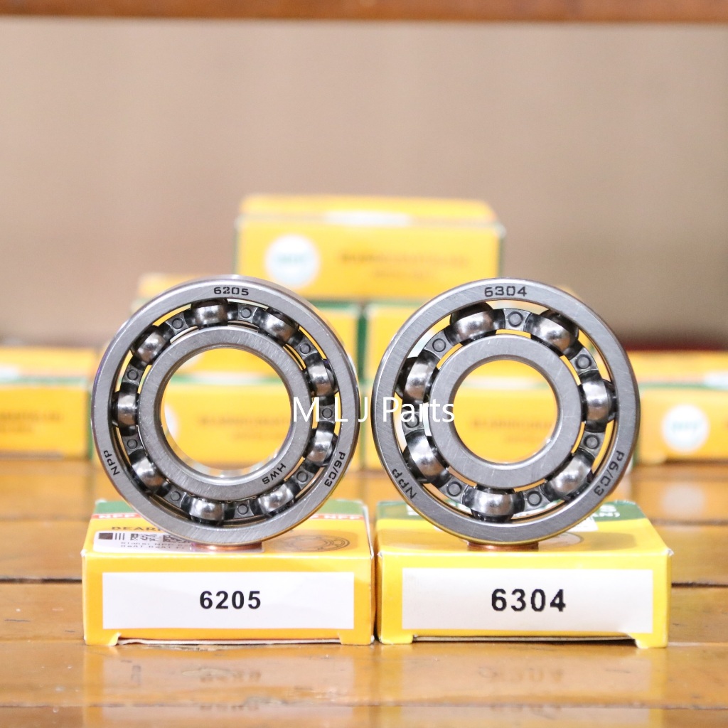 Bearing Laher Kruk Krug As Set Crypton Jupiter Z RX King RX Spesial RXK RXS RXZ 6304 + 6205 NPP