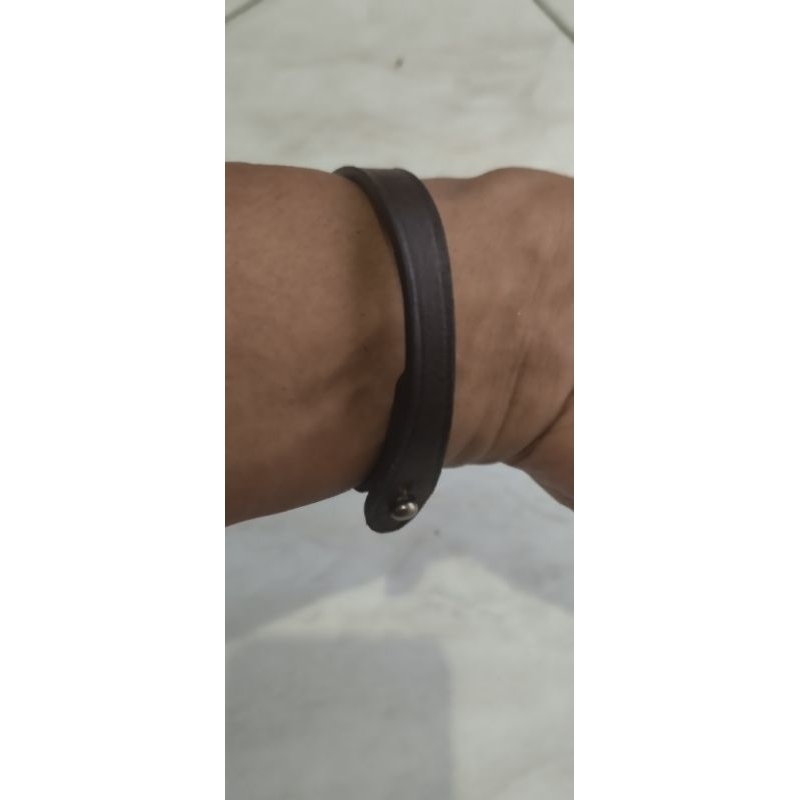 Gelang kulit sapi vegtan