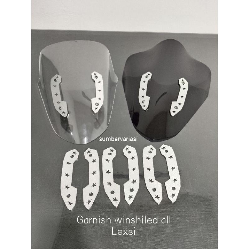 Garnish winshiled yamaha Lexi 2016-2024 Garnish visor Lexi