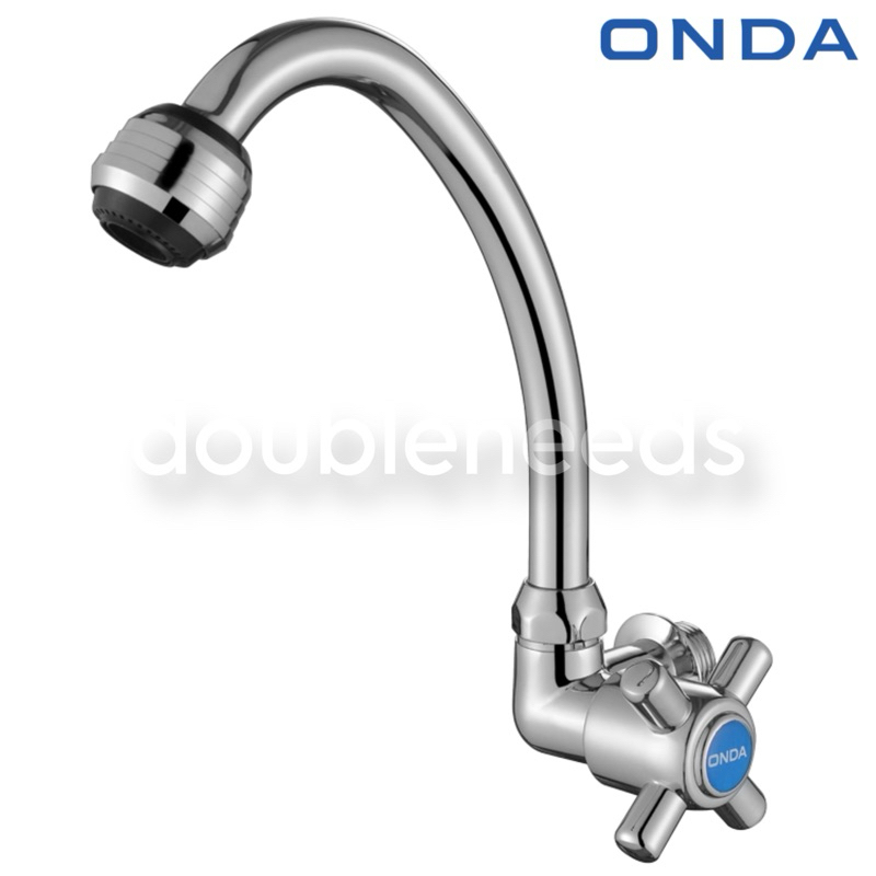 KRAN AIR DAPUR MODEL ANGSA ONDA 1/2” / KRAN DAPUR ONDA AIR TEMBOK