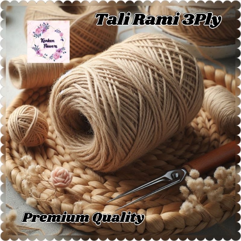 

Tali Rami Kualitas Premium 3Ply Murah Meriah Ecer Per 2Meter
