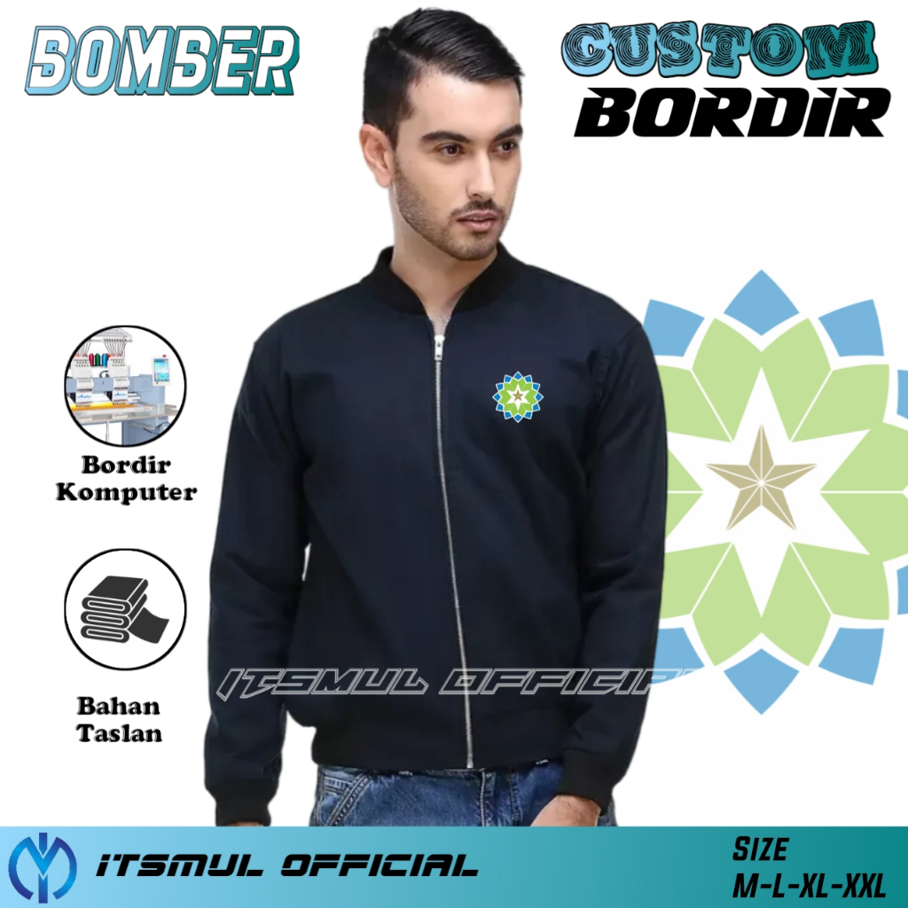 Jaket Bomber UIN Sunan Gunung Djati Bandung Bordir Jaket UIN SGD Bordir