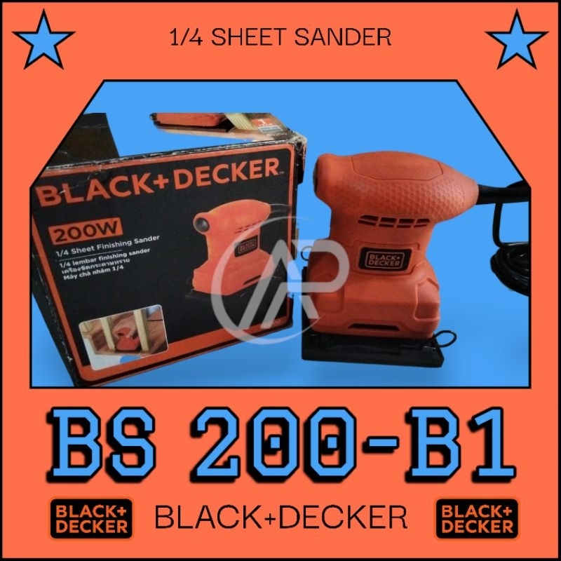 Black+Decker Sparepart ¼ Sheet Sander BS 200-B1 (2)