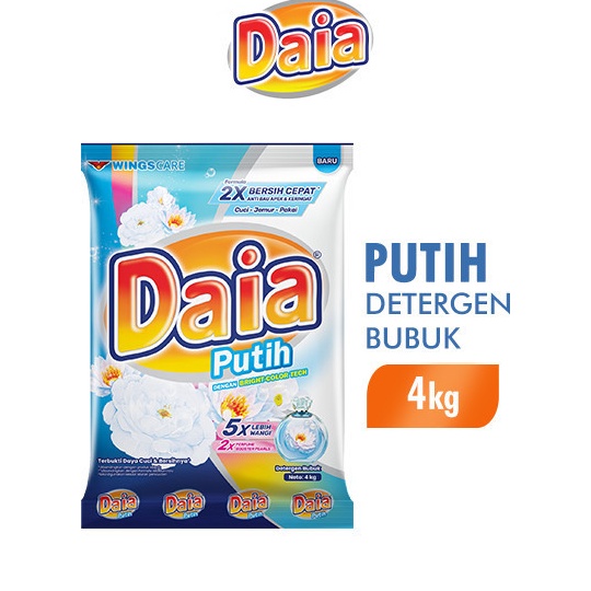 Daia Bubuk Putih 4 kg