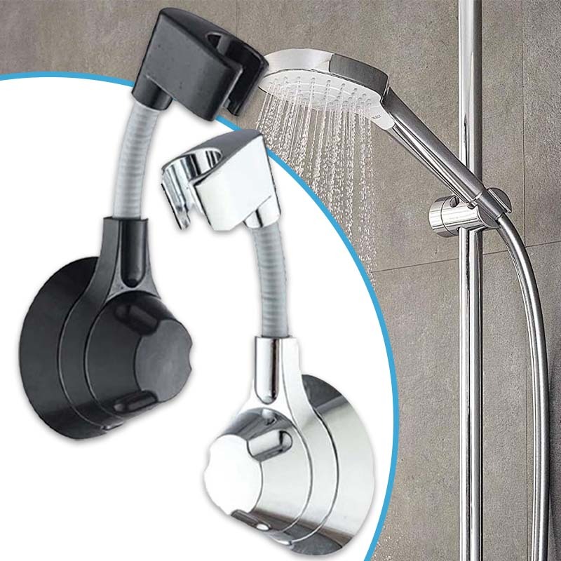 Gantungan Shower Mandi ABS Tempat Shower Tempel Tembok Memutar 360° Adjustable Shower Holder