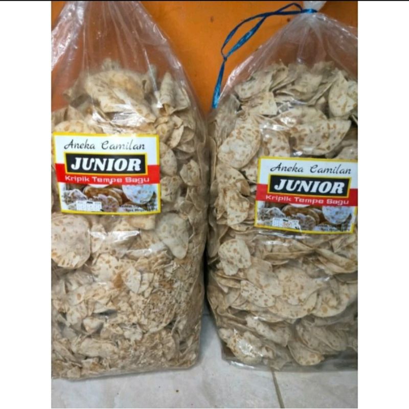 

Keripik tempe sagu kemasan 1ball