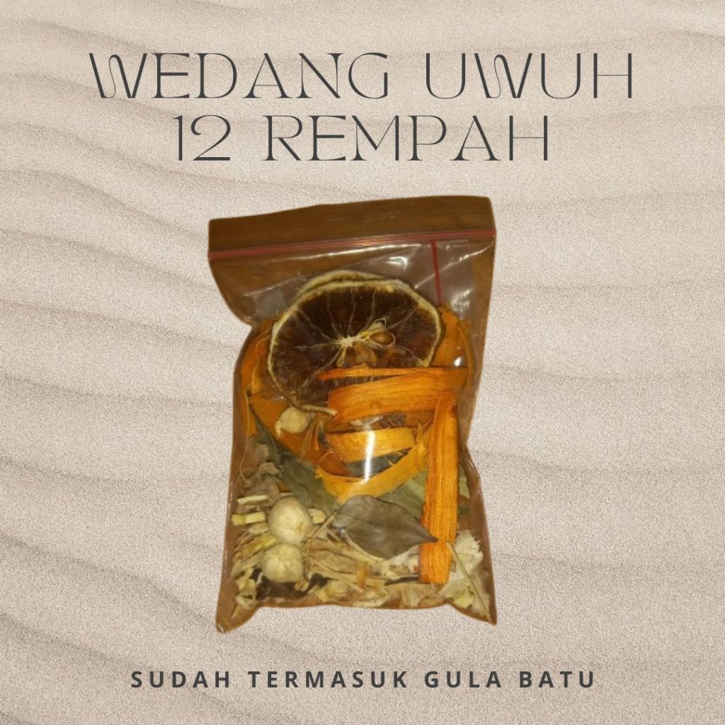 

WEDANG UWUH 12 REMPAH + GULA BATU UNTUK KESEHATAN