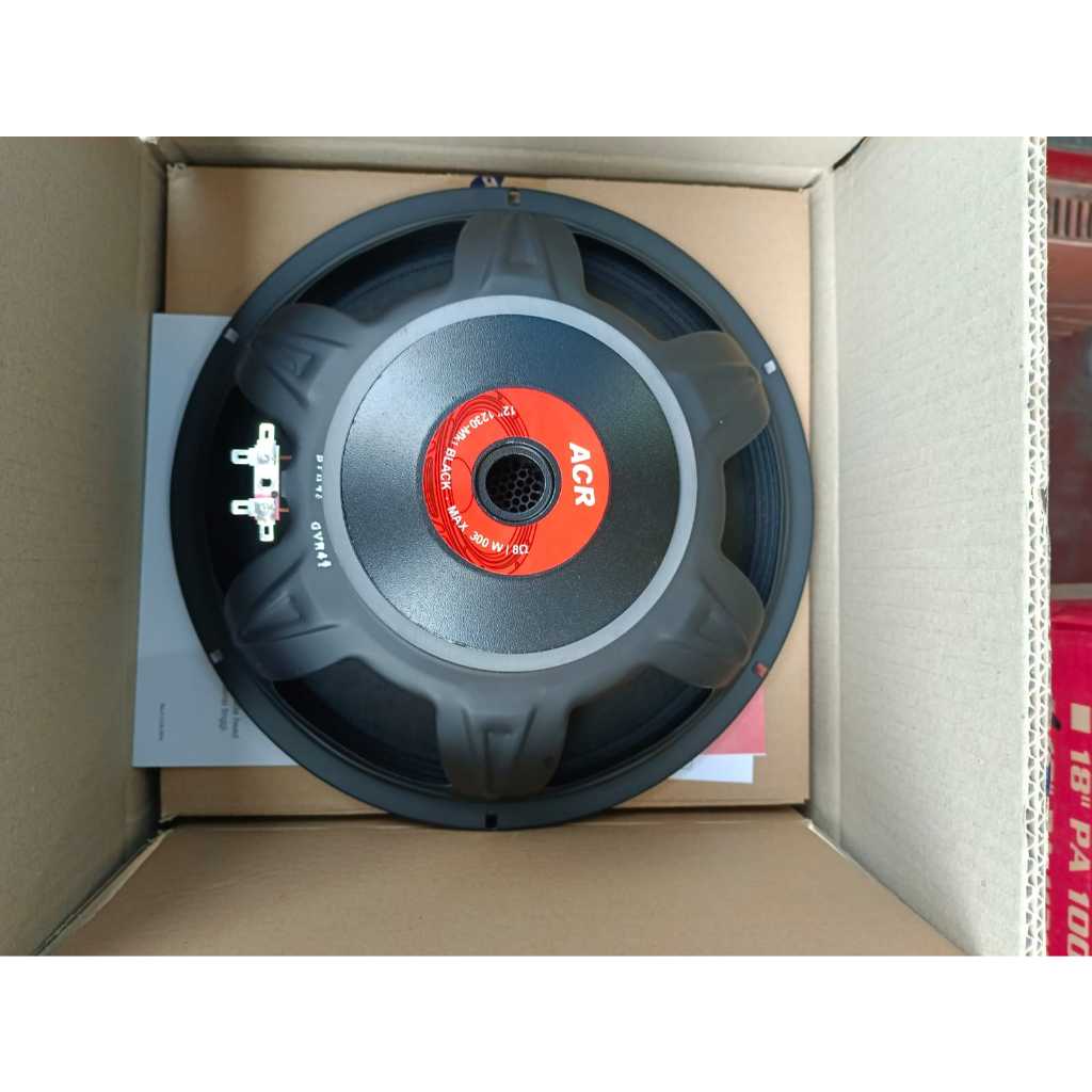 Speaker 12 inch fullrange ACR PA 1230 black mk1 original