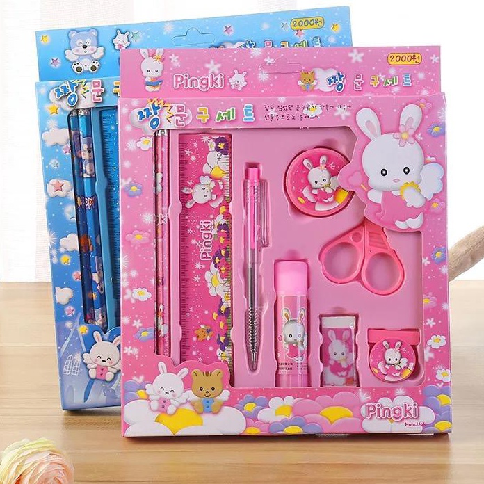 

PENAWARAN TERBATAS 29 Pensil Set 9 In 1 Alat Tulis Sekolah Anak Lengkap