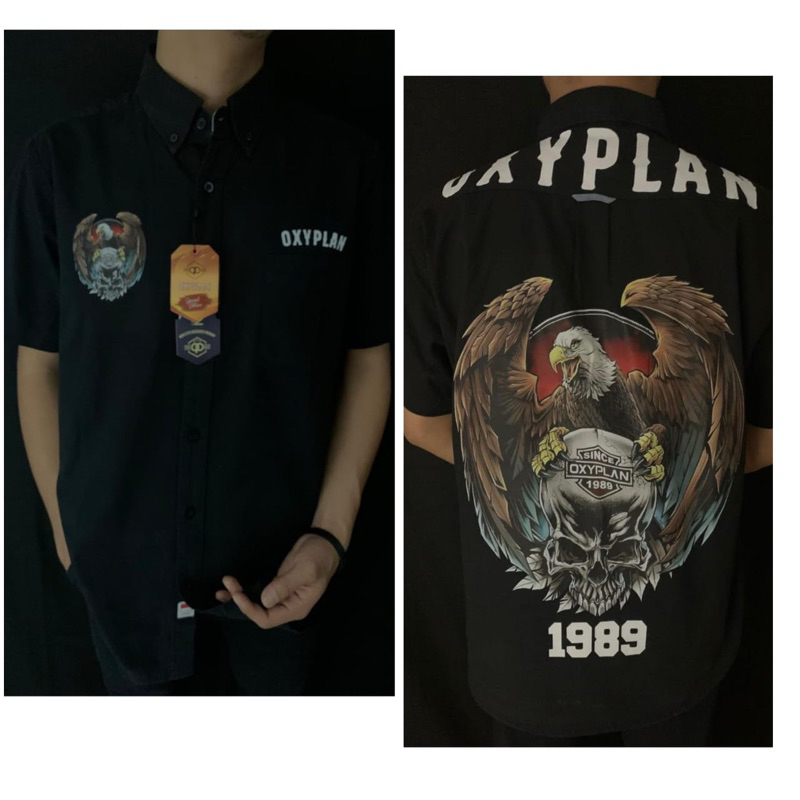 kemeja oxyplan motif 3 DIMENSI