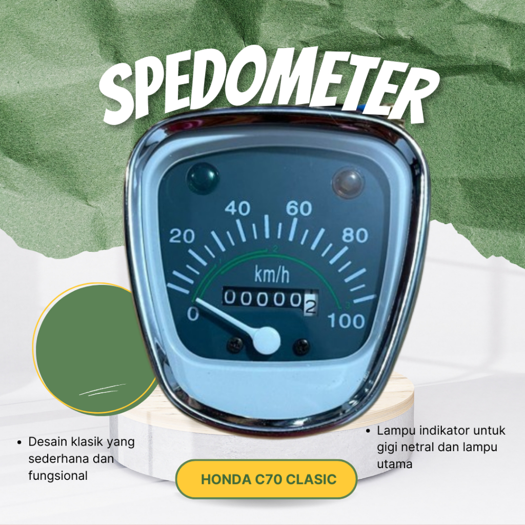 Speedometer honda  C70 motor jadul