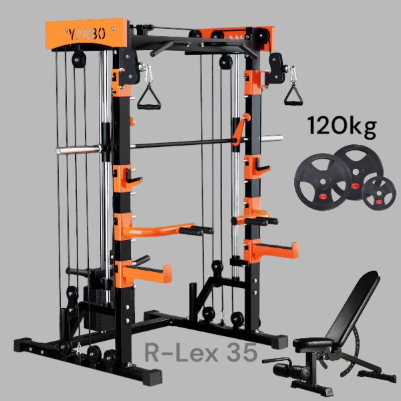 READY BARANG DISPLAY - BEKAS TRAINING ANAK Yanbo R-Lex35 /R-Lex02 / R-Lex01  Smith Machine Multifung