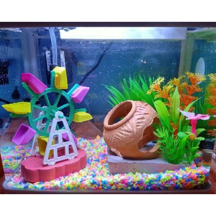 Hadir Terupdate  Hiasan aquarium bianglala dekorasi aquarium bianglala bianglala aquarium ornamen aq