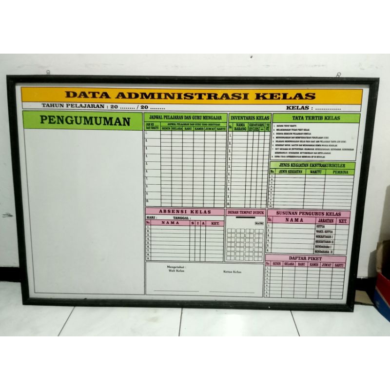 

PAPAN DATA | Data Administrasi Kelas