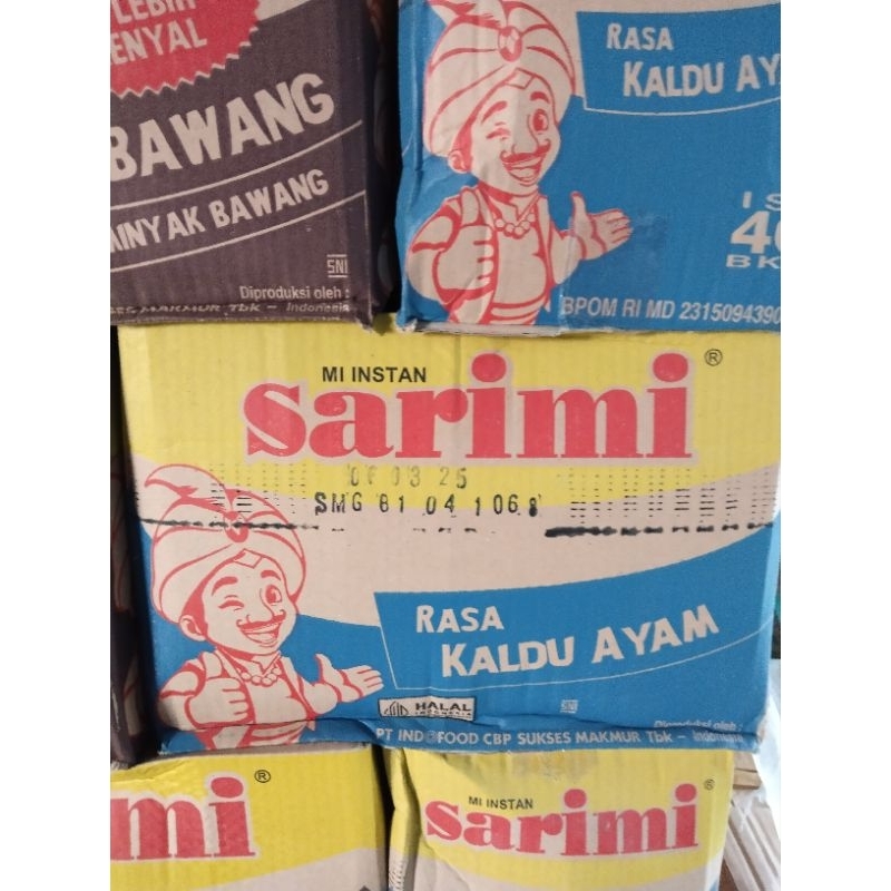 

Sarimi rebus 1 karton isi 40 bks @70 gr - 75 gr